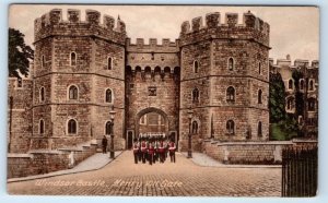 WINDSOR Castle Henry VIII Gate ENGLAND UK Postcard