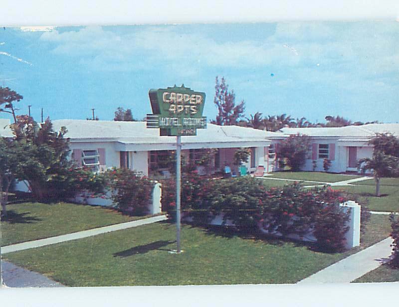 Pre-1980 APARTMENT MOTEL SCENE Fort Lauderdale Florida FL AE2630