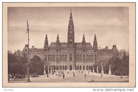 WIEN, Austria, 1900-1910's; Rathaus