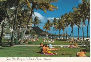 Hawaii Waikiki Beach Fort De Russy