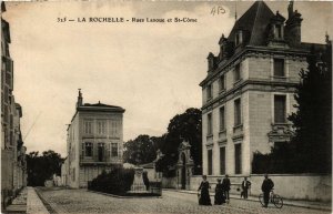 CPA La ROCHELLE Rue Lanoue et St-Come (666719)