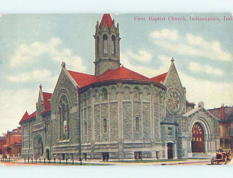 Divided-Back CHURCH SCENE Indianapolis Indiana IN p5325