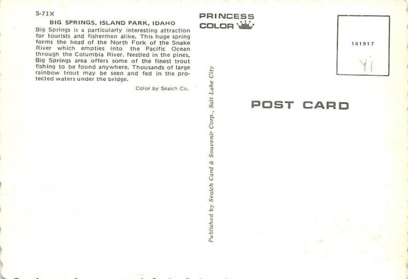 Big Springs, Island Park , Idaho  