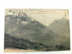 Vintage Postcard Les Hautes Pyrenees Beaucens Et Entree De La Vallee De Cauteret