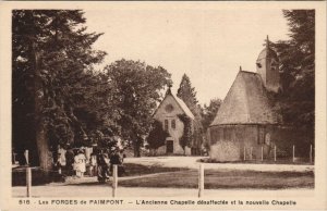 CPA PAIMPONT Forges de Paimpont - Ancienne et Nouvelle Chapelle (1251752)