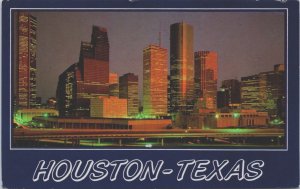 USA Texas Houston Buildings Vintage Postcard C213