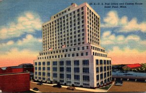 Minnesota St Paul Post Office and Custom House 1953 Curteich