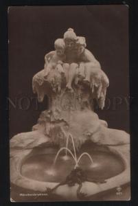 3101735 Nude FAIRY & FROG as Fountain Vintage ART NOUVEAU pc