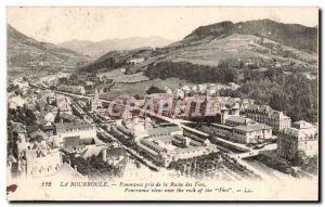 La Bourboule Old Postcard Panorama taken Roche des Fees