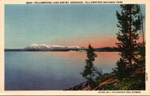 Yellowstone National Park Yellowstone Lake and Mount Sheridan Curteich