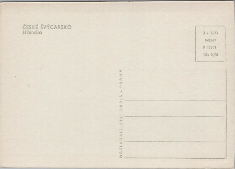 Czech Republic České Švýcarsko Hrensko Vintage RPPC BS19