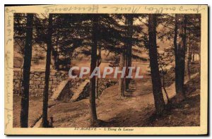 Postcard Old St Agreve L'Etang de Lacour