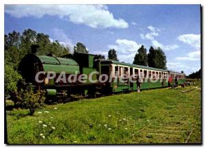 Postcard Modern Transvap path Tourist Iron Sarthe Gare de Beille Connerre Con...