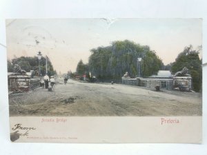 Arcadia Bridge Pretoria South Africa Vintage Antique Postcard 1903