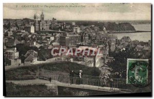 Postcard Old Granville Vue Generale taken Moulin a Vent