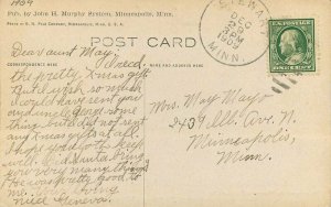 Pontis South Dakota Bridge across Missouri Murphy System 1909 Postcard 21-4967