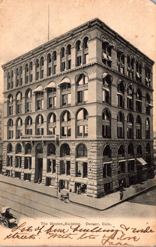 Colorado Denver The Boston Building 1906