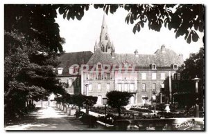 Old Postcard Grenoble The City Hotel and Garden