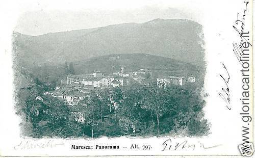 01190 VINTAGE POSTCARD: MARESCA - PISTOIA-