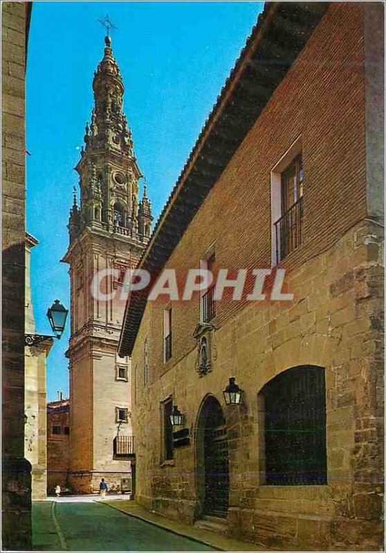 Postcard Modern Santo Domingo de la Calzada (Logrono) Hotellerie National Cat...