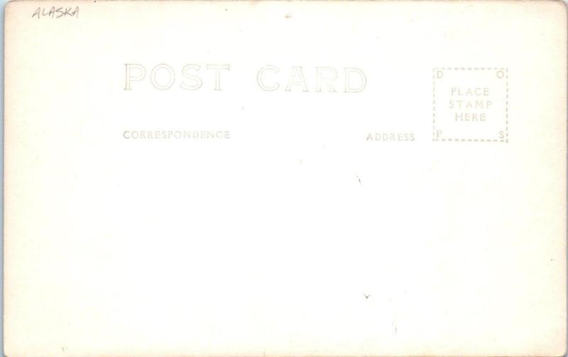 RPPC MT McKINLEY NATIONAL PARK, AK    SAVAGE RIVER CAMP    c1930s     Postcard