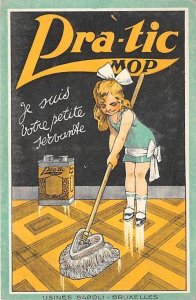 Pratic Mop Usines Sapoli Bruxelles Advertising Unused 