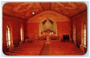 c1960's Interior of St. James Methodist Church Central City CO Postcard