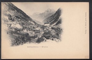 Switzerland Postcard - Gotthardbahn - Wassen     RS3711