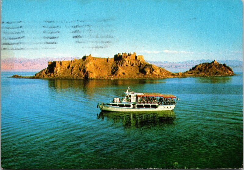 Sea Princess Touring Boat Coral Island Gulf of Eilat Israel  Postcard to Seoul