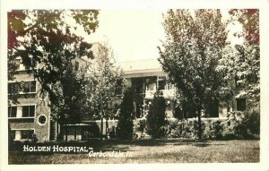 Carbondale Illinois Holden Hospital 1940s RPPC Photo Postcard 21-8001