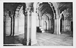 INDIA~AGRA~INTERIOR OF MOTI MUSJID~PHOTO POSTCARD