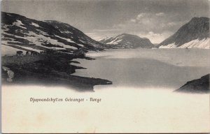 Norway Geiranger Djupvasshytta Vintage Postcard C208