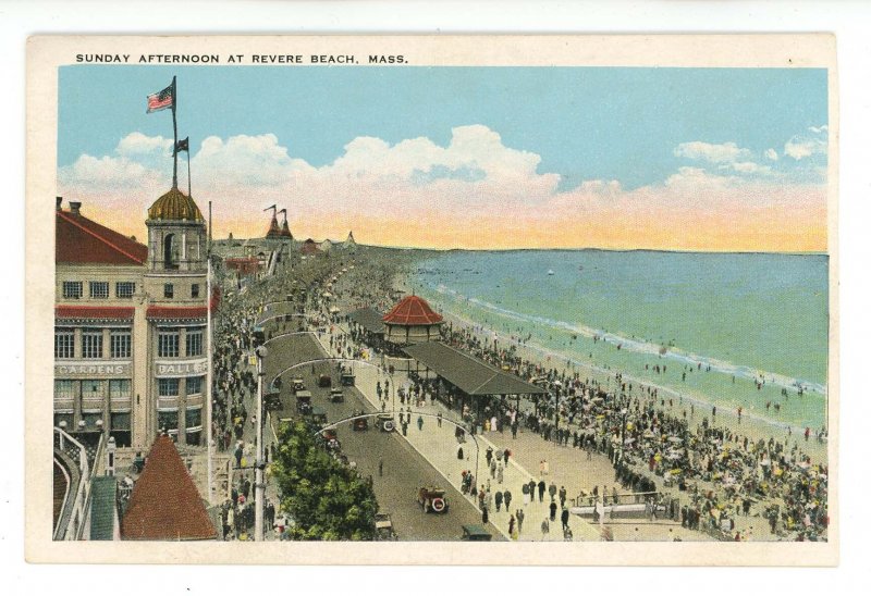 MA - Revere Beach. Sunday Afternoon Scene