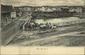 Penn Yan NY General View c1905 Postcard