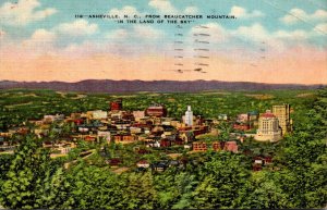 North Carolina Asheville View From Beaucatcher Mountain 1939