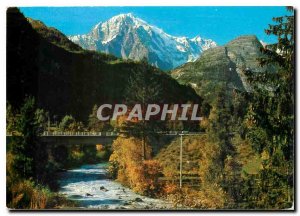 Postcard Modern Vallee d'Aosta The Dora Baltea ed il Bianco 4810 m