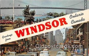 Greeting From Windsor Ontario Canada 1957 