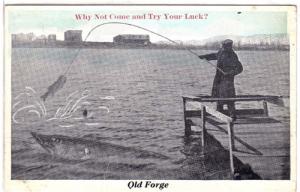 FIshing at Old Forge NY