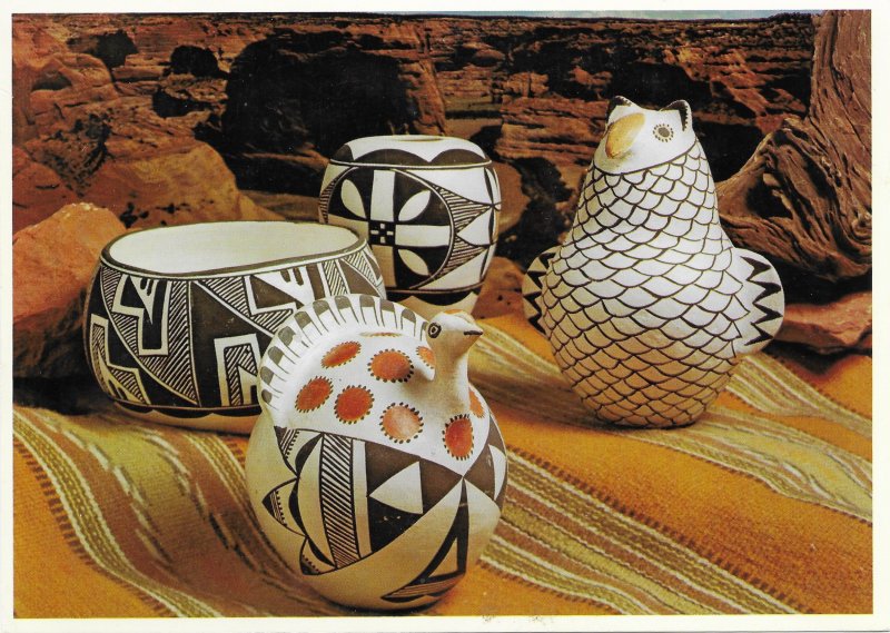 US Acoma Pottery. Card 5X7