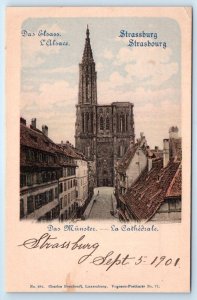 Das Elsass l'Alsace STRASBOURG France UDB 1901 Postcard