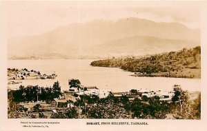 Australia, Tasmania, Hobart, RPPC, Panorama View from Bellerive