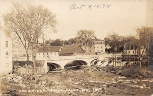 H84/ Kozar Falls Maine RPPC Postcard c1920s New Bridge Homes 46