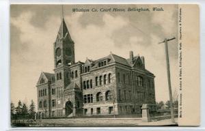 Court House Bellingham Washington 1907c postcard