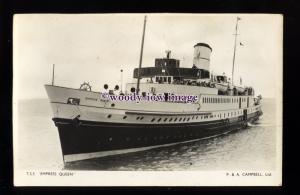 f1385 - P&A Campbell Ferry - Empress Queen - postcard