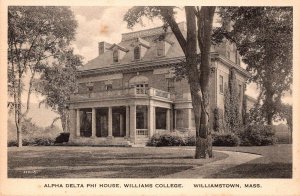 Massachusetts Williamstown Alpha Delta Phi House Williams College Albertype