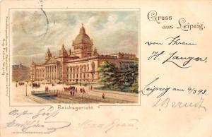 bg18573 Leipzig Litho Reichsgericht     germany