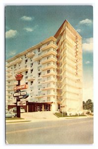 Royale Vista Inn Hot Springs National Park Arkansas Postcard Old Cars Signs