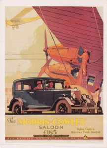 Morris Cowley Saloon 1931 Car Advertising Poster Postcard