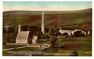 Ireland Glendalough  St. Kevins Kitchen View of ruins