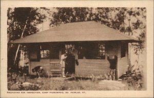 South Fairlee Vermont VT Camp Passumpsic Vintage Postcard